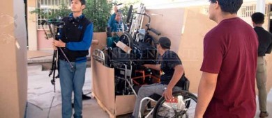 Recibe Ayuntamiento de La Paz donación de sillas de ruedas procedentes de EU