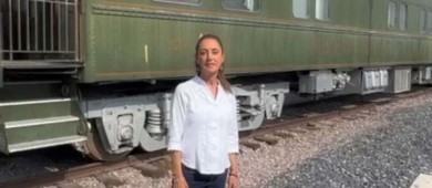 Claudia Sheinbaum se compromete a continuar con la reactivación de trenes de pasajeros