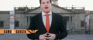 INE retira propaganda de Samuel García y le ordena ajustarse a la ley