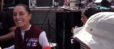 Provocar no ayuda en las encuestas: Sheinbaum a Gálvez