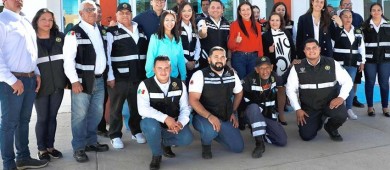 Inaugura Quiroga Romero rehabilitación de las oficinas de Protección Civil La Paz