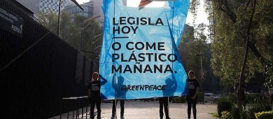 Greenpeace México busca firmas para que ley contra plásticos sea más estricta