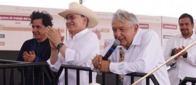 López Obrador inaugura obra para llevar agua al pueblo Yaqui