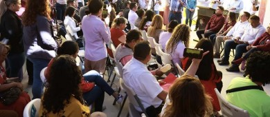 Inauguran en colonia El Caribe de CSL el nuevo Punto de Encuentro Comunitario