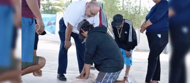 Capacitan a los primeros respondientes en “Primeros Auxilios y Manejo de Extintores”