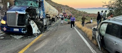 39 lesionados y una persona sin vida en accidente en carretera a Loreto