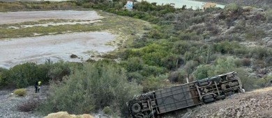 39 lesionados y una persona sin vida en accidente en carretera a Loreto