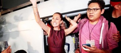 No tenemos una campaña de grandes gastos, la camioneta no es de lujo: Claudia Sheinbaum