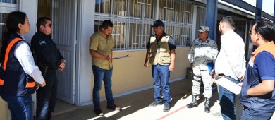 Supervisa PC refugios temporales en La Paz ante la próxima temporada ciclónica 2024