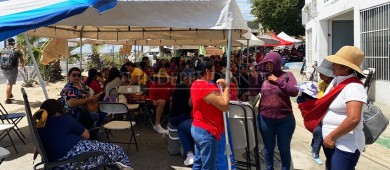 Protesta del magisterio en BCS podría llegar hasta el día de las elecciones