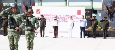 Encabezan gobierno de BCS y SEDENA, conmemoración del 162 aniversario de la batalla de Puebla