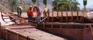 Supervisan avances en la obra deportiva en El Piojillo