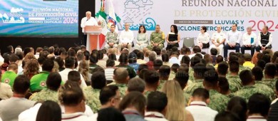 Inaugura el gobernador de BCS, reunión nacional de Protección Civil 2024