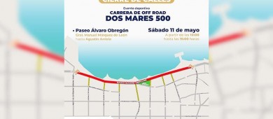 Este fin de semana habrá cierre parcial del malecón de La Paz por la carrera de Off-Road Dos Mares 500