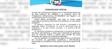 Culmina la huelga en UABCS; sindicato y rectoría logran acuerdo