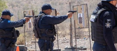 Elementos de la Policía Municipal de La Paz son evaluados en siete habilidades básicas