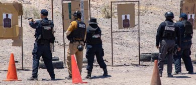 Elementos de la Policía Municipal de La Paz son evaluados en siete habilidades básicas