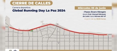 Este miércoles cerrarán parte del malecón de La Paz