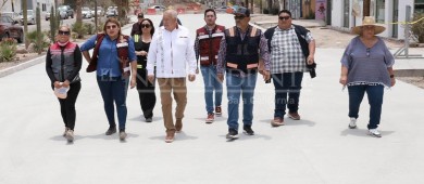 Supervisa Castro Cosío avances en las obras de infraestructura vial en La Paz