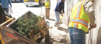 Realiza Servicios Públicos la limpieza de 10 parques públicos de La Paz