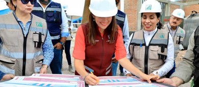 Obras para extraer agua de la presa de La Buena Mujer con un 80% de avance