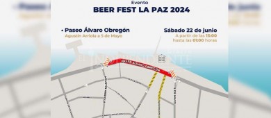 Cerrarán parte del malecón este sábado por la marcha LGBTQ+ y el Beer Fest La Paz 2024