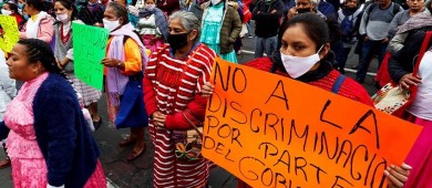 Indígenas denuncian represión del gobierno de AMLO contra sus movimientos