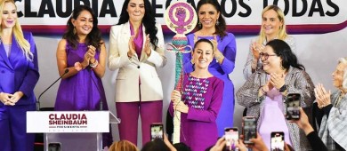 Sheinbaum promete “hacer efectivos” los derechos de las mujeres en México