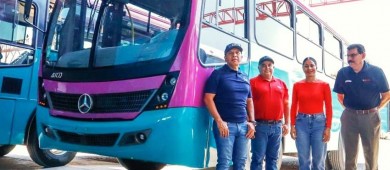 Supervisa Directora de Tránsito Municipal avances en las nuevas unidades del Tiburón Urbano