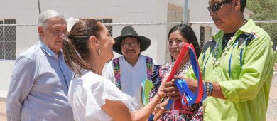 López Obrador y Sheinbaum prometen “planes de justicia” para los 68 pueblos indígenas