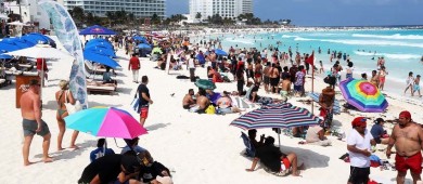 Turismo internacional dejó 14,975 mdd a México de enero a mayo