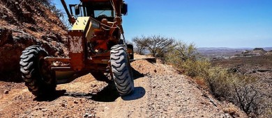 Rehabilita el Ayto de La Paz 170 kilómetros de caminos rurales en Los Dolores