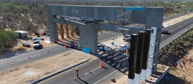 Puerta turística de entrada al sur de La Paz presenta un avance del 80%