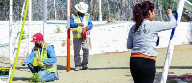 Realiza Servicios Públicos Municipales limpieza en el Barrio de San Ignacio
