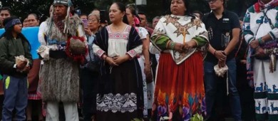Líderes indígenas respaldan la política de AMLO pese a diferencias con otras comunidades