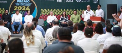 Entrega gobernador Castro Cosío premio nacional de pesca y acuacultura sustentables