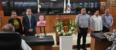 Rinde el Congreso de BCS homenaje póstumo al constituyente Armando Trasviña Taylor