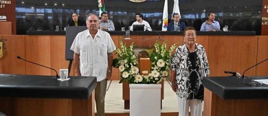 Rinde el Congreso de BCS homenaje póstumo al constituyente Armando Trasviña Taylor