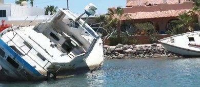Piden autoridades que se retiren embarcaciones varadas o en abandono de la Bahía de La Paz