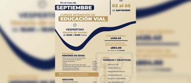 Invita la Policía Municipal a jóvenes y adultos a inserirse en los próximos cursos de Educación Vial