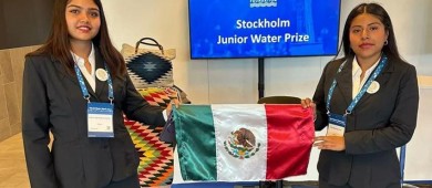 Jóvenes oaxaqueñas ganan por primera vez el Premio Mundial del Agua para México