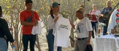 Celebran misa en El Cajoncito por desaparecidos en La Paz