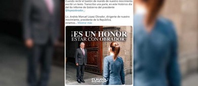 Sheinbaum promete cuidar el legado de López Obrador