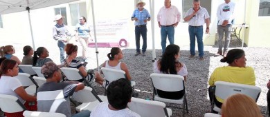 Cumple Castro Cosío con la entrega de viviendas para Santa Rosalía y San José De Magdalena