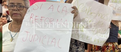 Opositores a la reforma judicial toman el Congreso BCS
