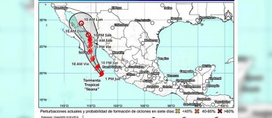 Se preparan autoridades ante llegada de "Ileana"; activan refugios temporales