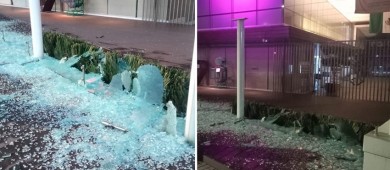 Vandalizan sede del INAI en CDMX     7