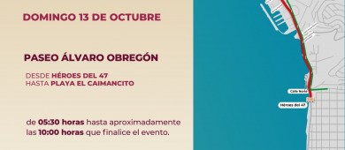 Este domingo, de manera parcial se cerrará el Malecón de La Paz