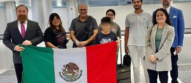 Salen 6 mexicanos de Líbano; SRE agradece apoyo a Canadá y Australia