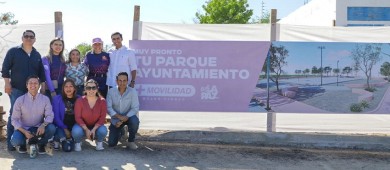 Supervisa Quiroga Romero avances en la obra del parque de la colonia Ayuntamiento